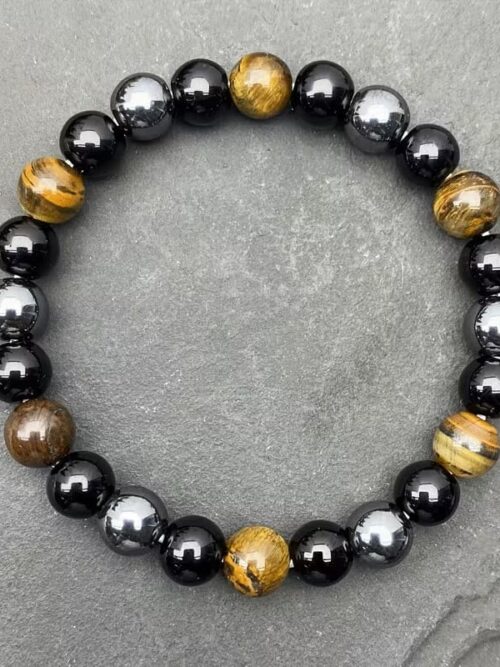Pulsera cuenta elastica triple proteccion 8 mm