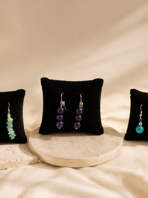 Pendientes Con Minerales