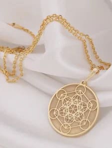 Collar metatron oro
