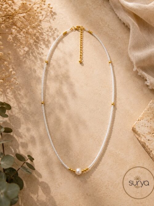 Collar piedra luna con piedra