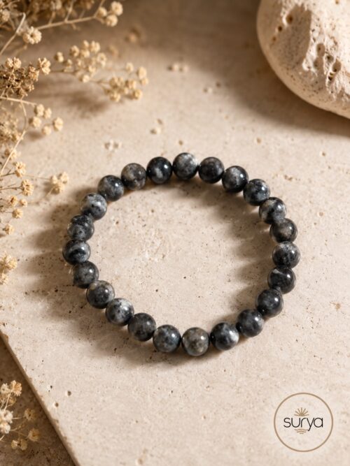 PULSERA DE CUENTAS ELÁSTICA 8 MM LARVIKITA