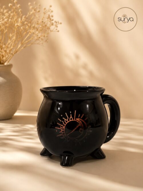 TAZA CALDERO NEGRA