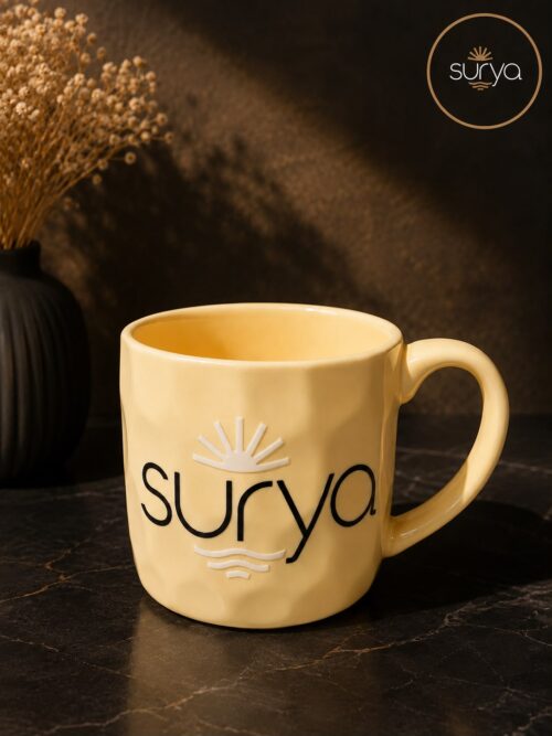 TAZA SURYA SHINE - CERÁMICA AMARILLA