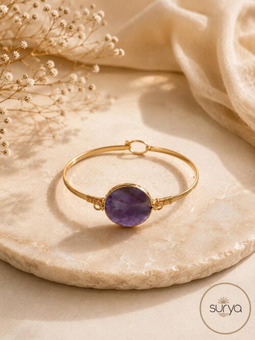 BRAZALETE DORADO AMATISTA
