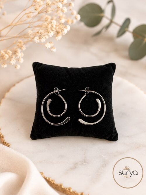 Pendientes espiral retro