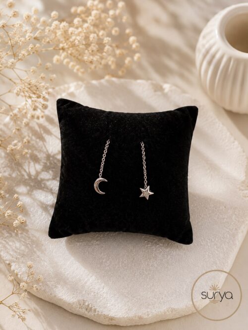 Pendientes luna y estrella