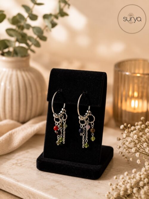 Pendientes Arcoíris de Cristales