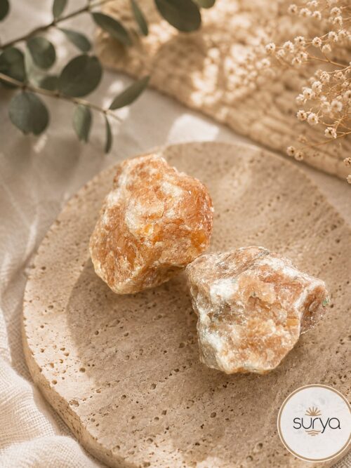 Piedra sol natural sin pulir