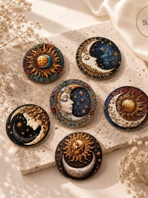 Posavasos sol y luna