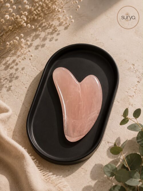Gua sha cuarzo rosa